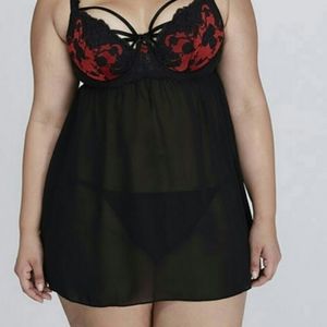 Lane Bryant Baby Doll Bra Slip 40DD